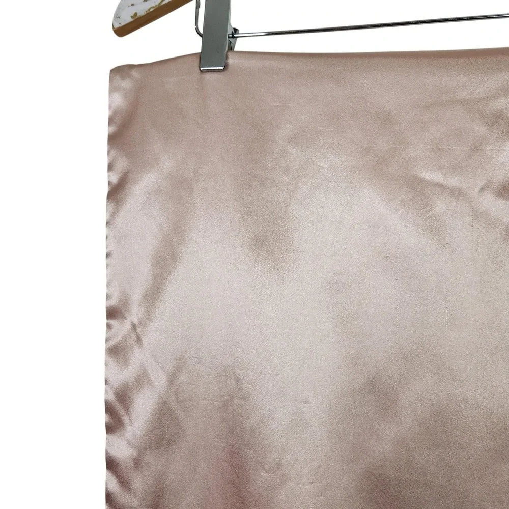 Kitsch Pink Satin Pillowcase 20x24 Zip Closure Polyester Spandex Soft Adults